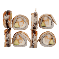 Філадельфія з вугрем і креветкою темпура