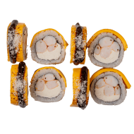 Сирний рол з креветкою