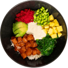 Боул с лососем