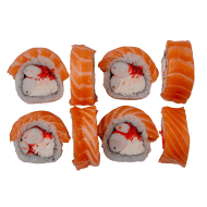 Філадельфія з лососем і креветкою