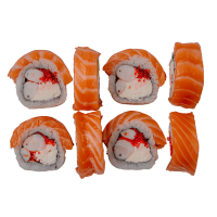 Філадельфія з лососем і креветкою