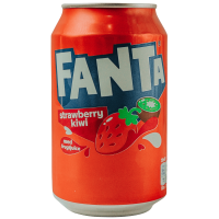 Вода Fanta Strawberry and Kiwi 0,33