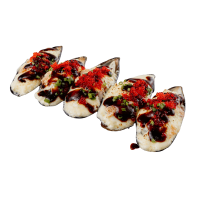 Мідії з лососем